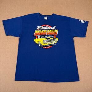 Woodward Dream Cruise 2011 Michigan Car Show Automotive Chevy Blue Shirt Size XL